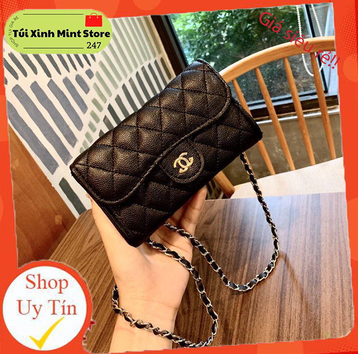 Túi ví nữ đeo chéo cầm tay cn da sần cao cấp g 217