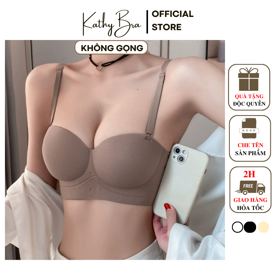 B74 [LOẠI ĐẸP] Áo Ngực Su Đúc Bảng To Định Hình KATHY BRA Không Gọng Đệm Vừa Nâng Ngực Mặc Áo Dài Kh