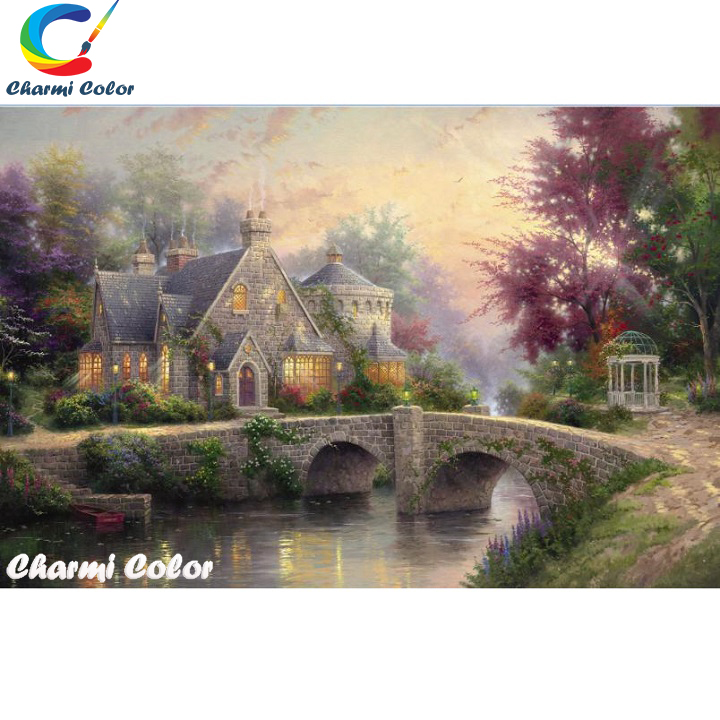 [HCM]Tranh ghép hình 1000 mảnh biệt thự creside