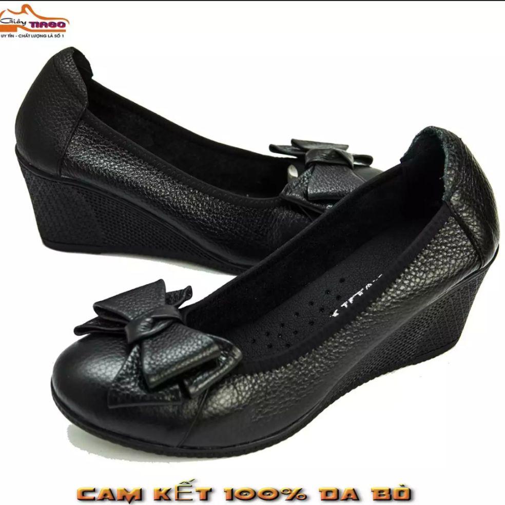 Giá sỉ giầy da mềm đế xuồng nữ sales mạnh cho các bà các chị đây ạ. cao 6cm giay kỏrea
