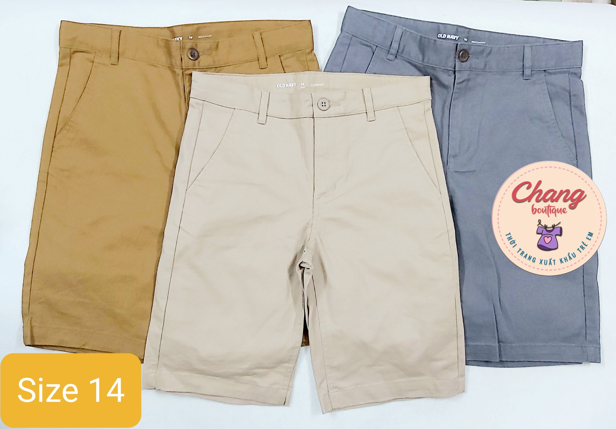 Quần kaki lửng old navy - short old navy