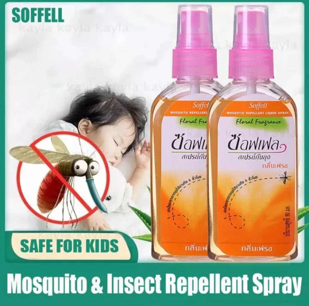 Xịt chống muỗi Soffell - Xua đuổi ngăn muỗi đốt 8 - 10 giờ