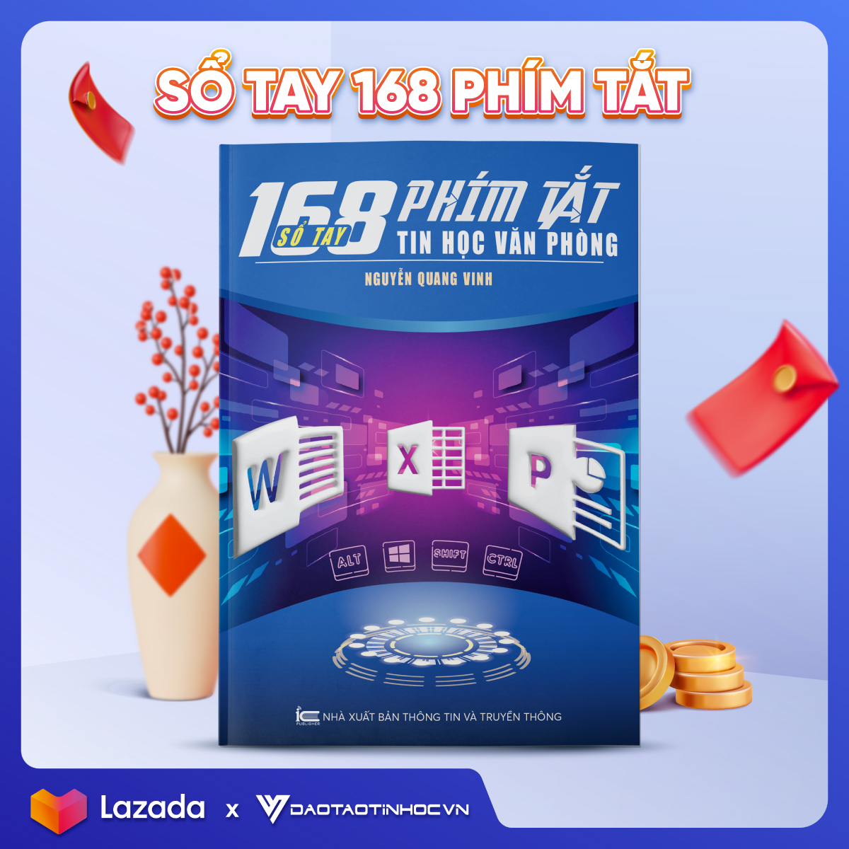 Sách 168 phím tắt tin học văn phòng- nguyễn quang vinh - qt