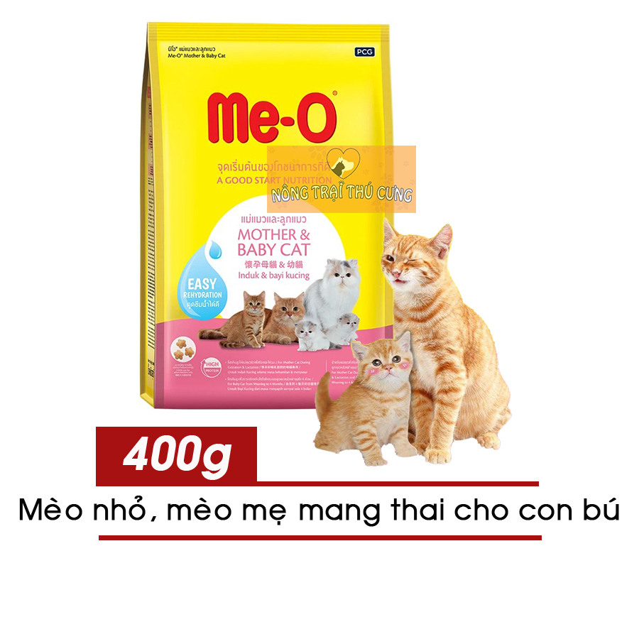 Hạt Cho Mèo Bầu, Mèo Con Me-O Mother &amp; BabyCat - [Nông Trại Thú Cưng]