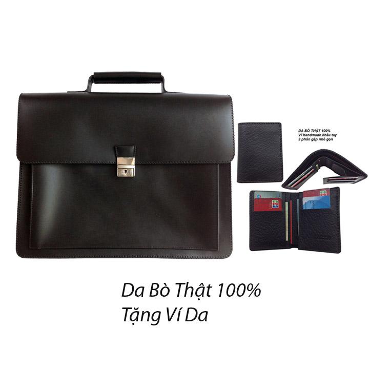 [HCM]Cặp Da Nam Cặp Da Công Sở Cặp Da Nam Cao Cấp Cặp Da Laptop Cặp Nam Cặp Đeo Chéo DA BÒ THẬT 100% Handmade GIÁ SỐC