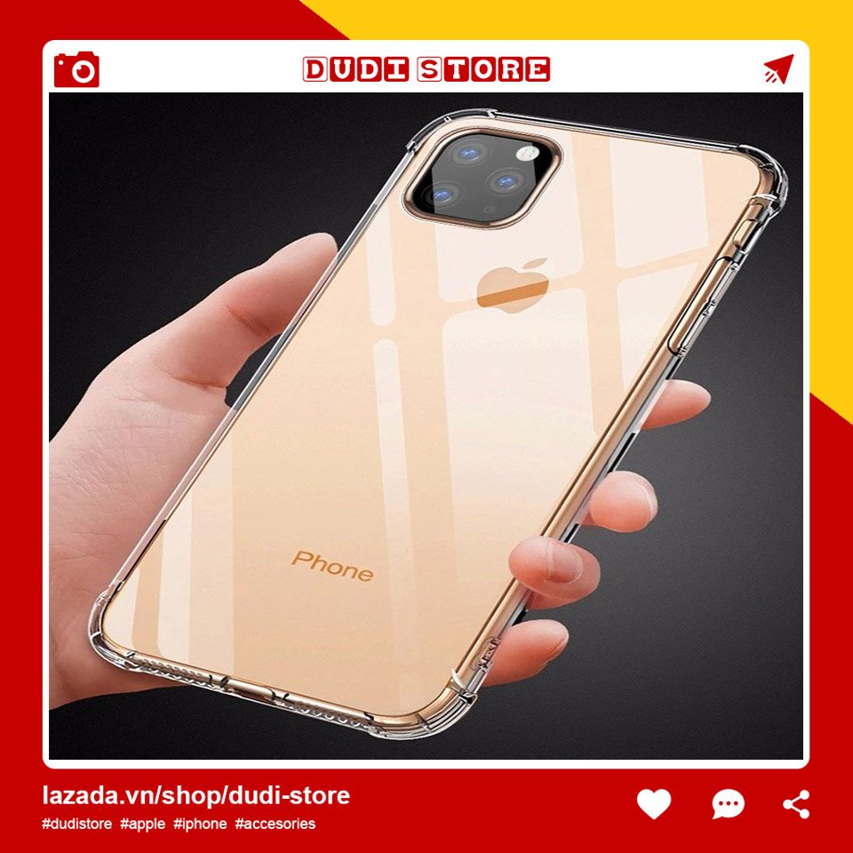 Case Ốp lưng Silicon chống sốc phát sáng đã có dành cho điện thoại iphone 11 11 pro 11 pro max Dudi Store