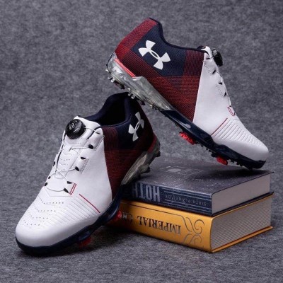 Giày Golf Nam Giày Under Armour DL003UD Chất Liệu Da PU Cao Cấp Có Tính Năng Kháng Nước Tốt Fom Đế Đinh Mềm Mại Bám Cỏ Tốt, Êm Chân