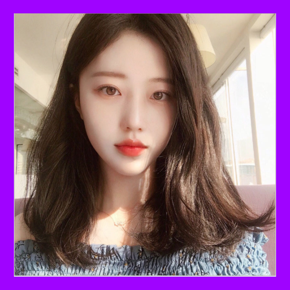 [TẶNG LƯỚI] Tóc giả nữ nguyên đầu sợi tơ Hàn Quốc CÓ DA ĐẦU - TG80