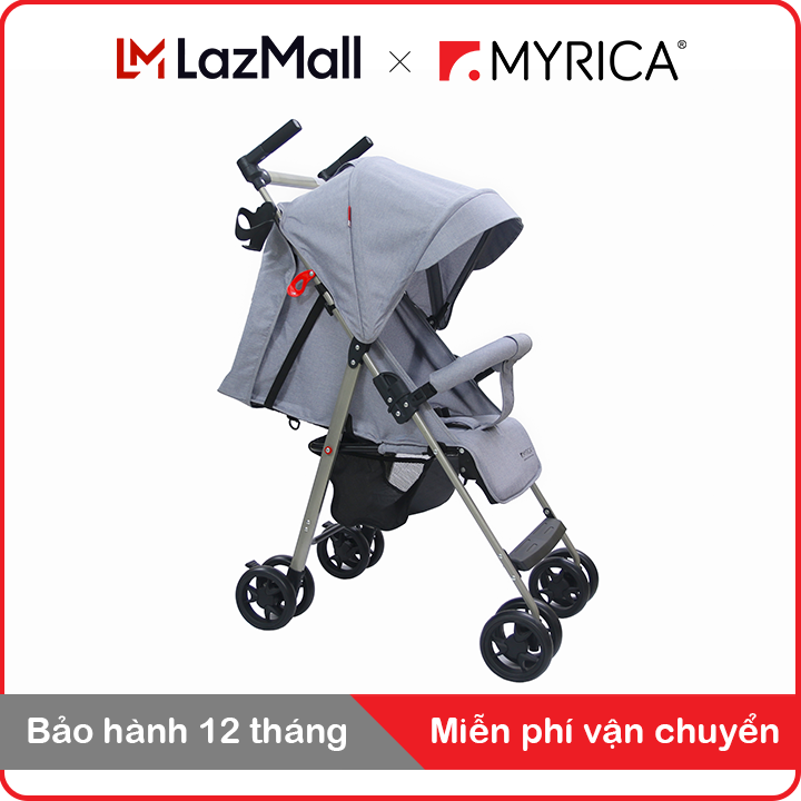Xe đẩy trẻ em Myrica ALB1VN - màu ghi xám