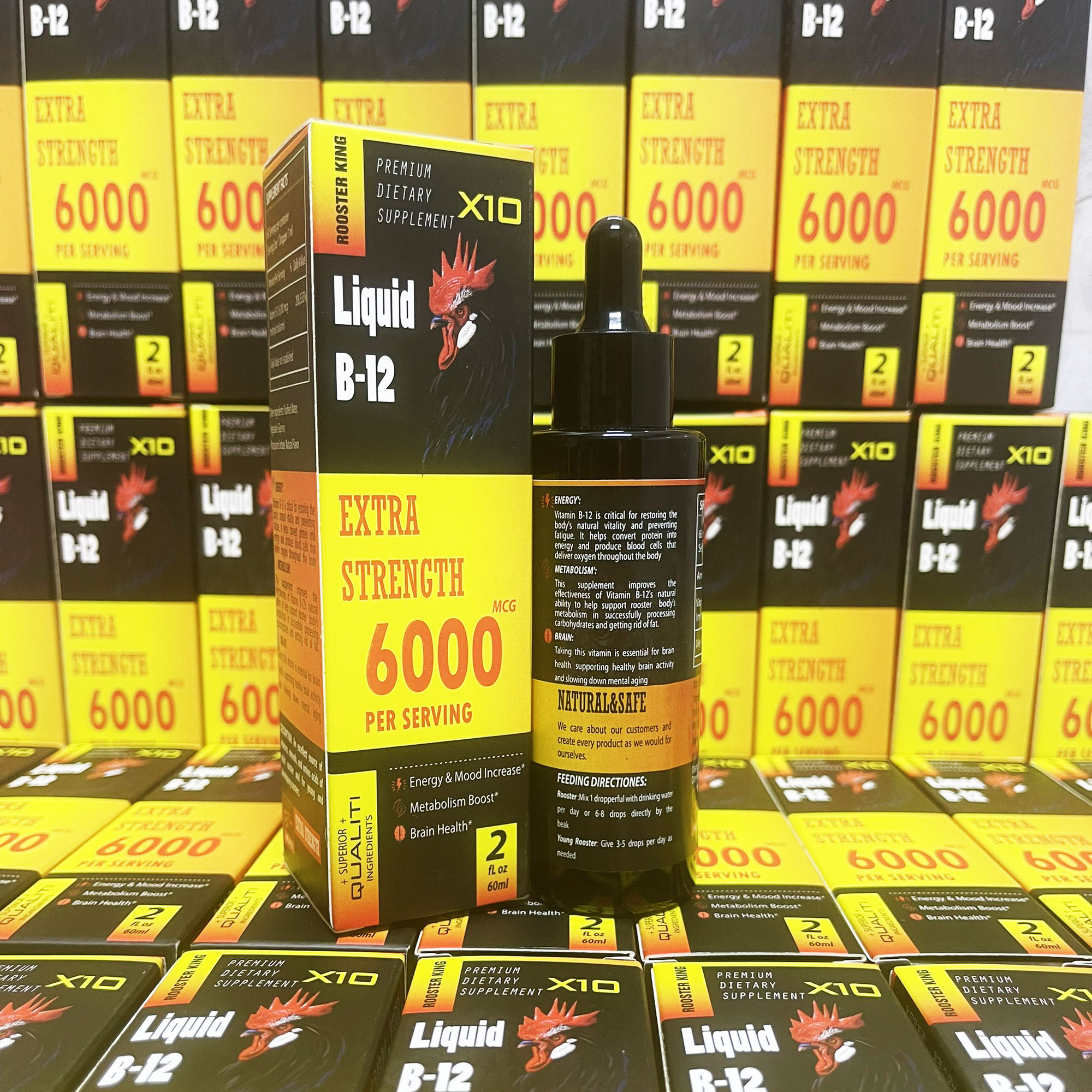 Liquid b12 6000 - nuôi gà chế độ đá cao cấp
