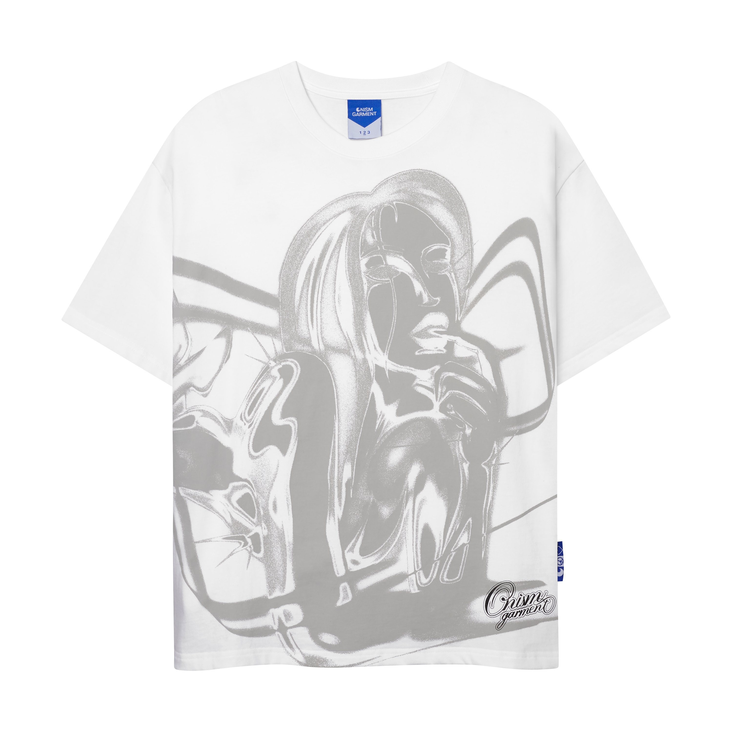 Áo thun unisex lucid lust white angel màu trắng - charm tee onism
