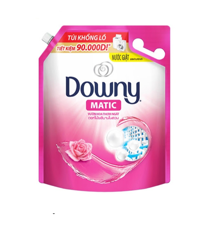 Nước giặt 3,25 kg. túi nước giặt downy vườn hoa thơm ngát 3,25. ch68
