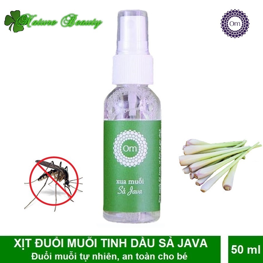 [HCM]Xịt chống muỗi Tinh Dầu Sả java OmFountain tinh dầu đuổi muỗi tinh dầu đuổi kiến ba khoang và các loại côn trùng hiệu quả an toàn