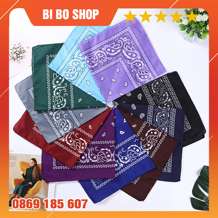 Khăn Turban Headband Bandana Họa Tiết Cá Tính Thời Trang Hàn Quốc