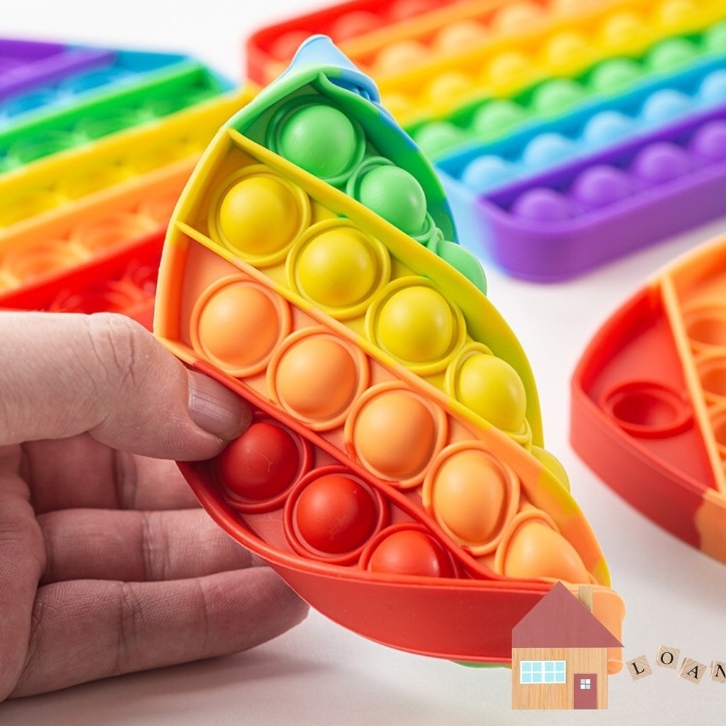 Đồ chơi trẻ em Đồ chơi xốp xốp✁  Pop it giá rẻ đồ chơi giảm stresspop it mini bóp bóng cầm tay PT2021pop it fidget toy giá rẻ - babytoy2021