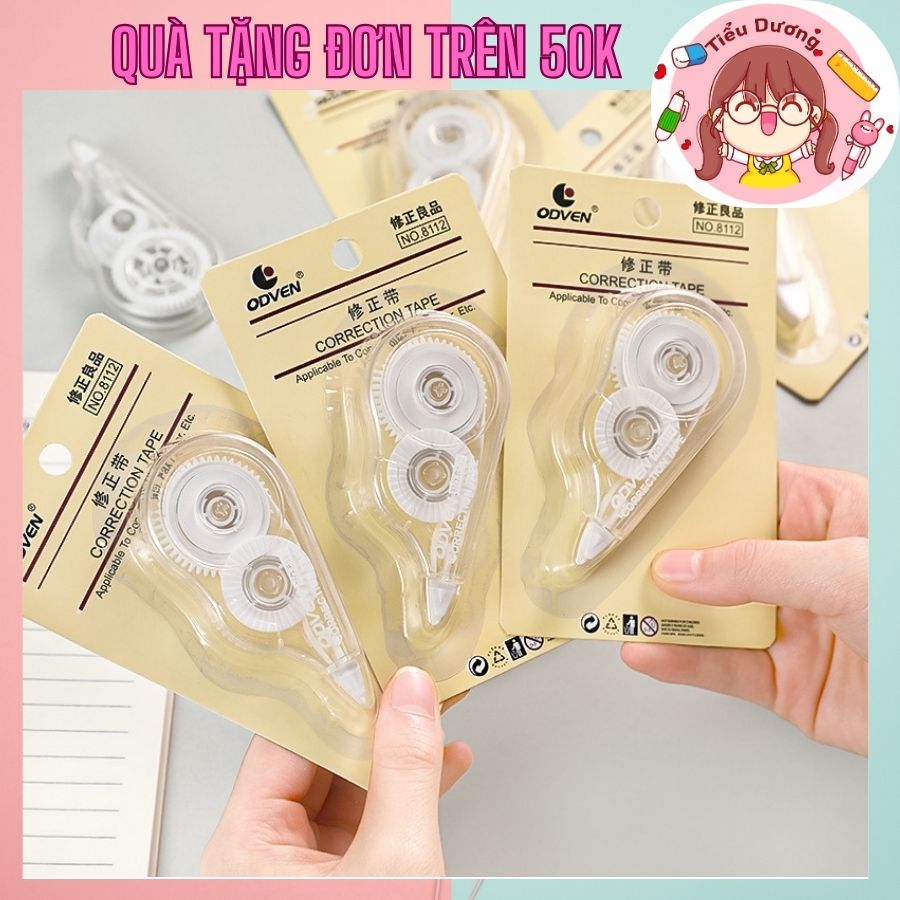 Bút xóa kéo, bút xóa băng xóa giấy trong suốt