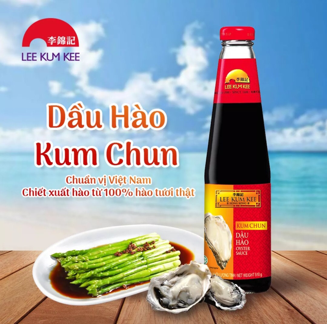 Dầu hào kumchun 510g, dầu hào thần tài 510 g