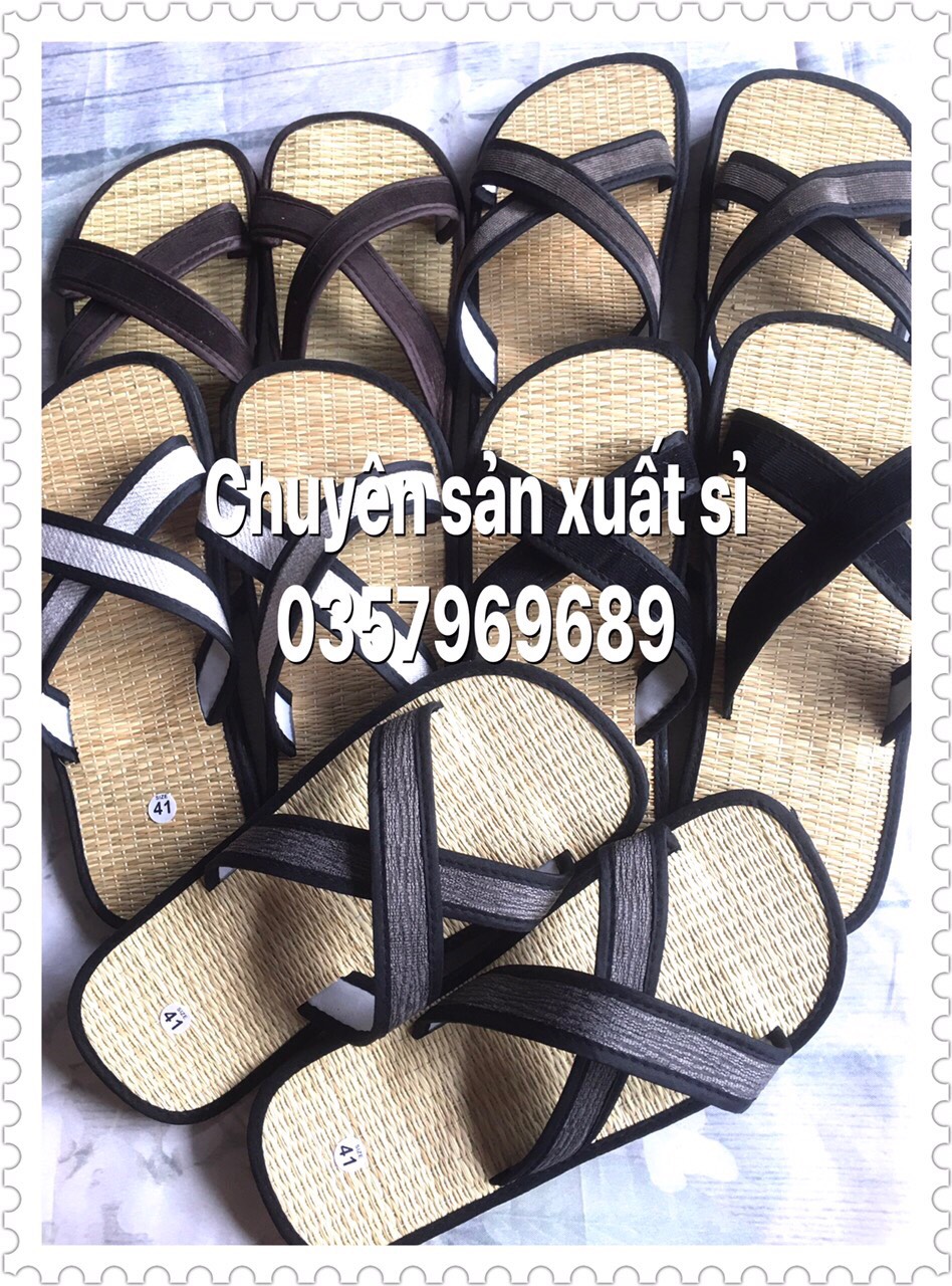 Dép chiếu quai chéo nam, dép văn phòng, dép đi biển