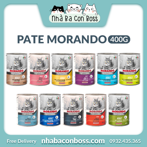[Lon 400g] Pate Cho Mèo Morando
