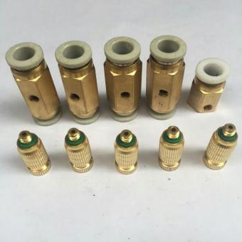 Combo 5 béc phun sương làm mát bằng đồng số 2