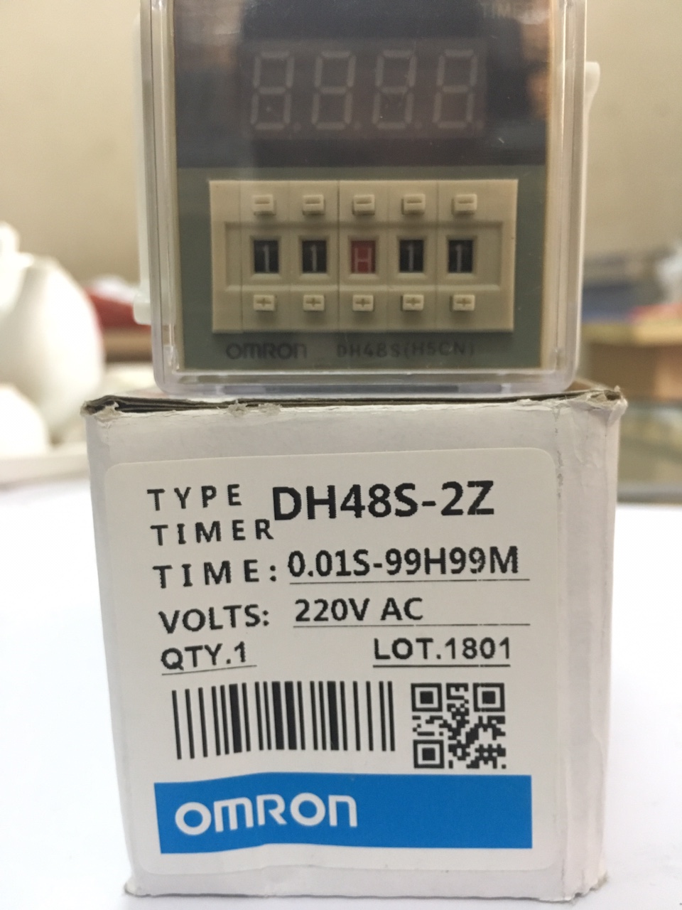 Timer/rơ le thời gian dh48s-2z 220vac 0.1s-99h