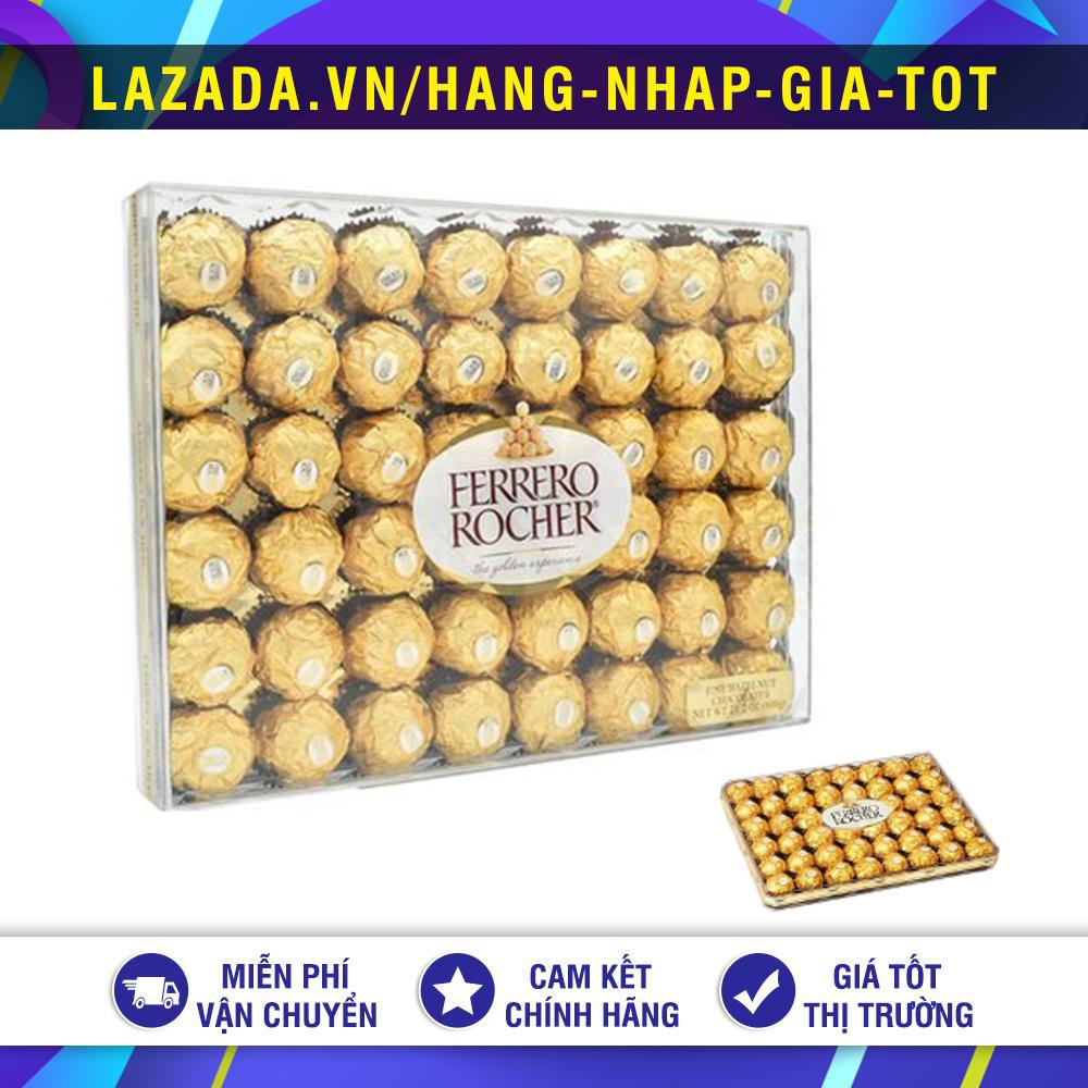 Socola mỹ ferrero rocher chocolate hộp 48 viên 600g