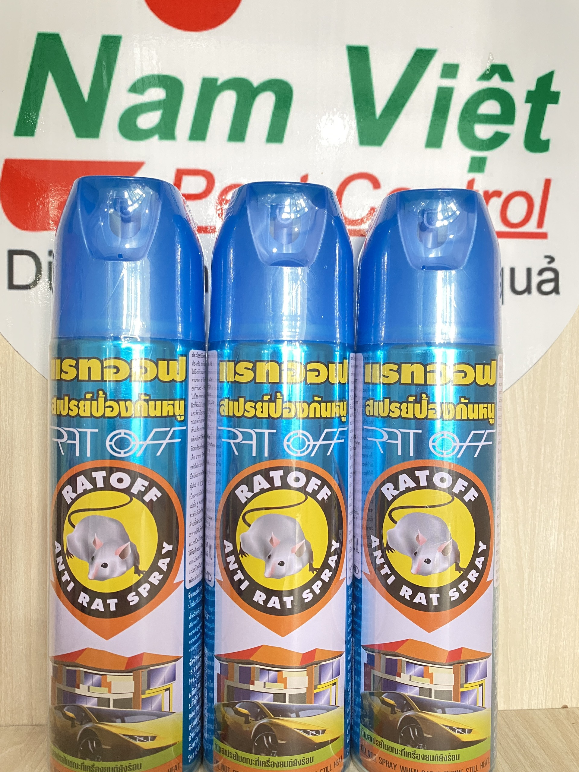 Chai Xịt Đuổi Chuột Rat Off Anti Rat Spray 200ml -Thái Lan