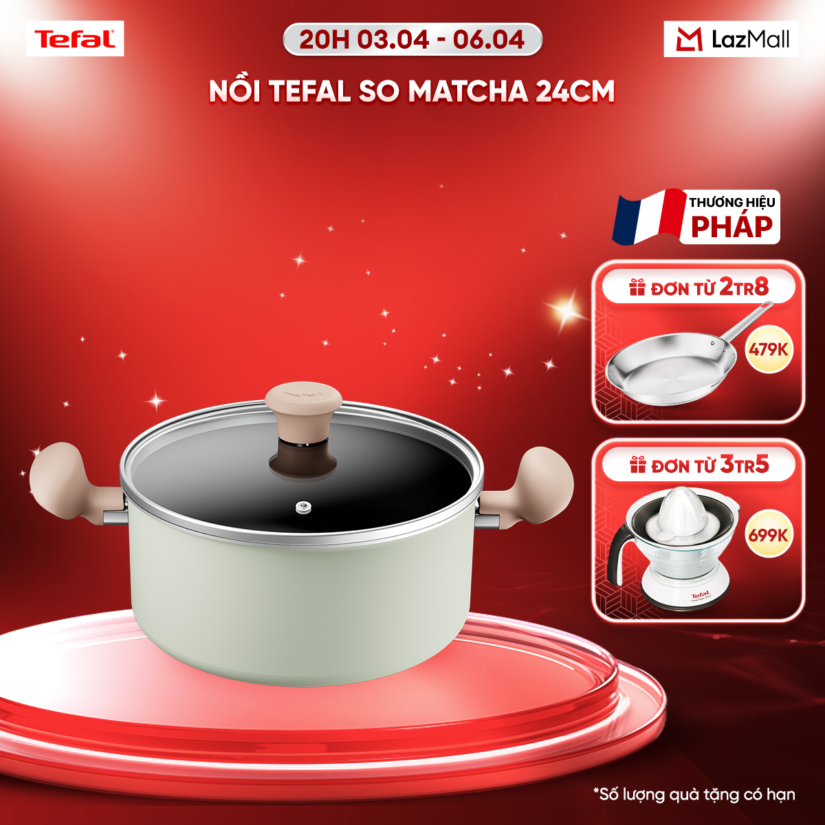 Nồi Tefal So Matcha 24cm