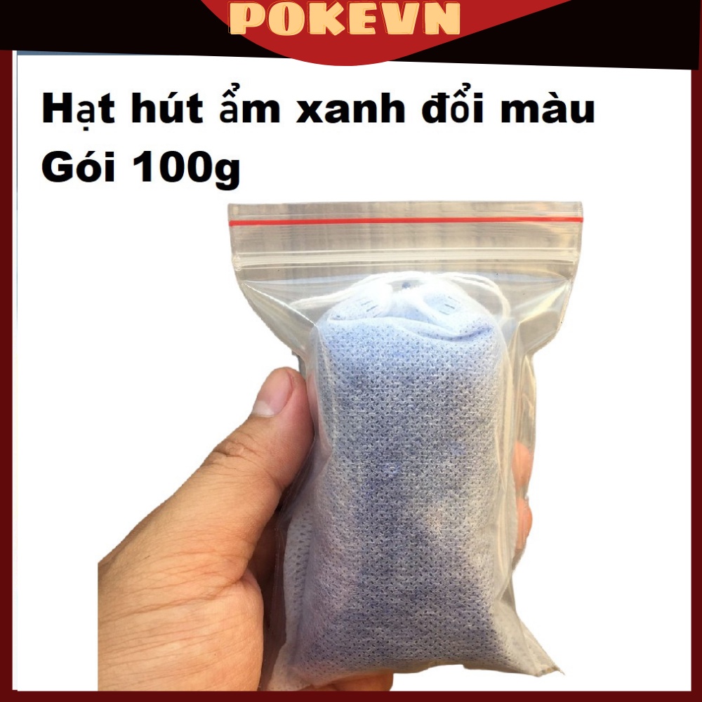 Hạt hút ẩm cho máy ảnh đổi màu - gói 100g