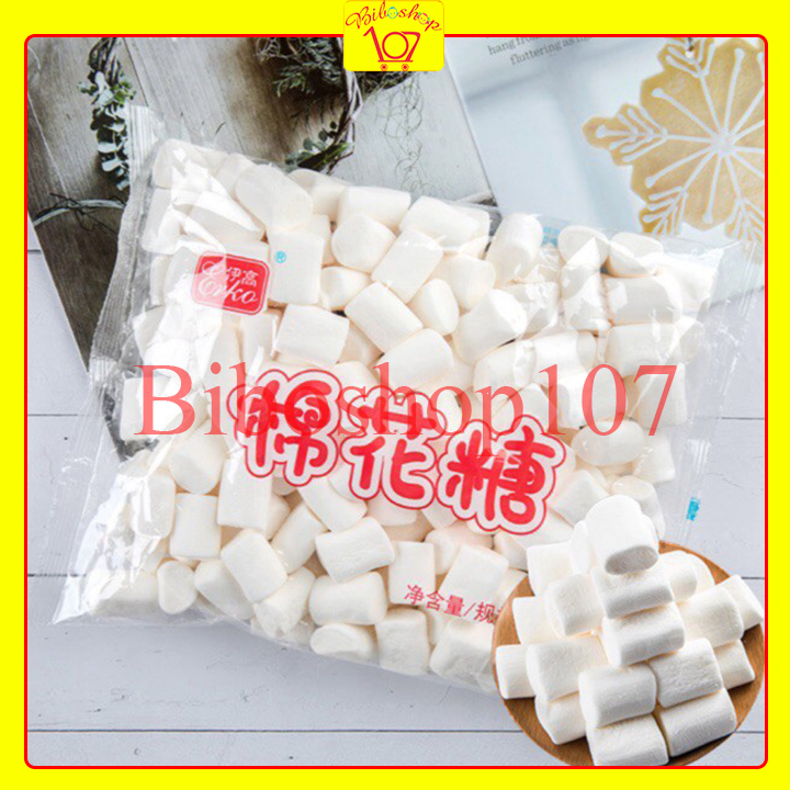 Kẹo bông sữa Marshmallow trắng cực ngon gói 500g