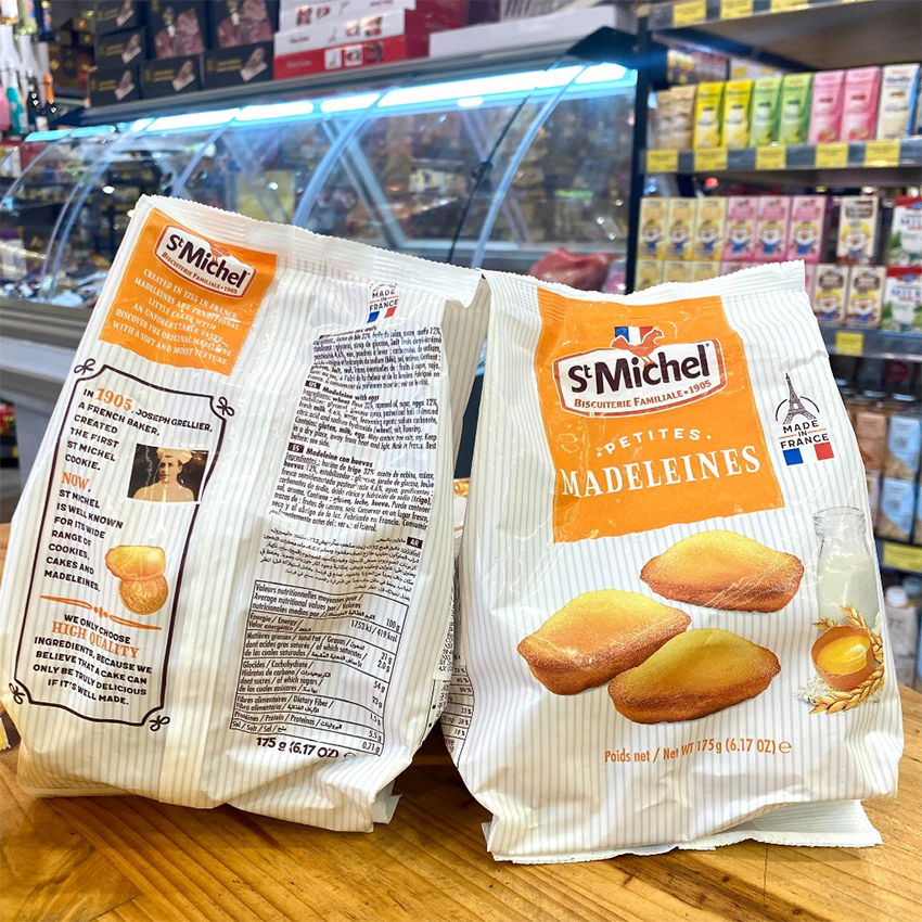 Bánh Bông Lan Pháp St Michel Mini Madeleines Truyền Thống, Socola 175g B227 - BeeGin Mart