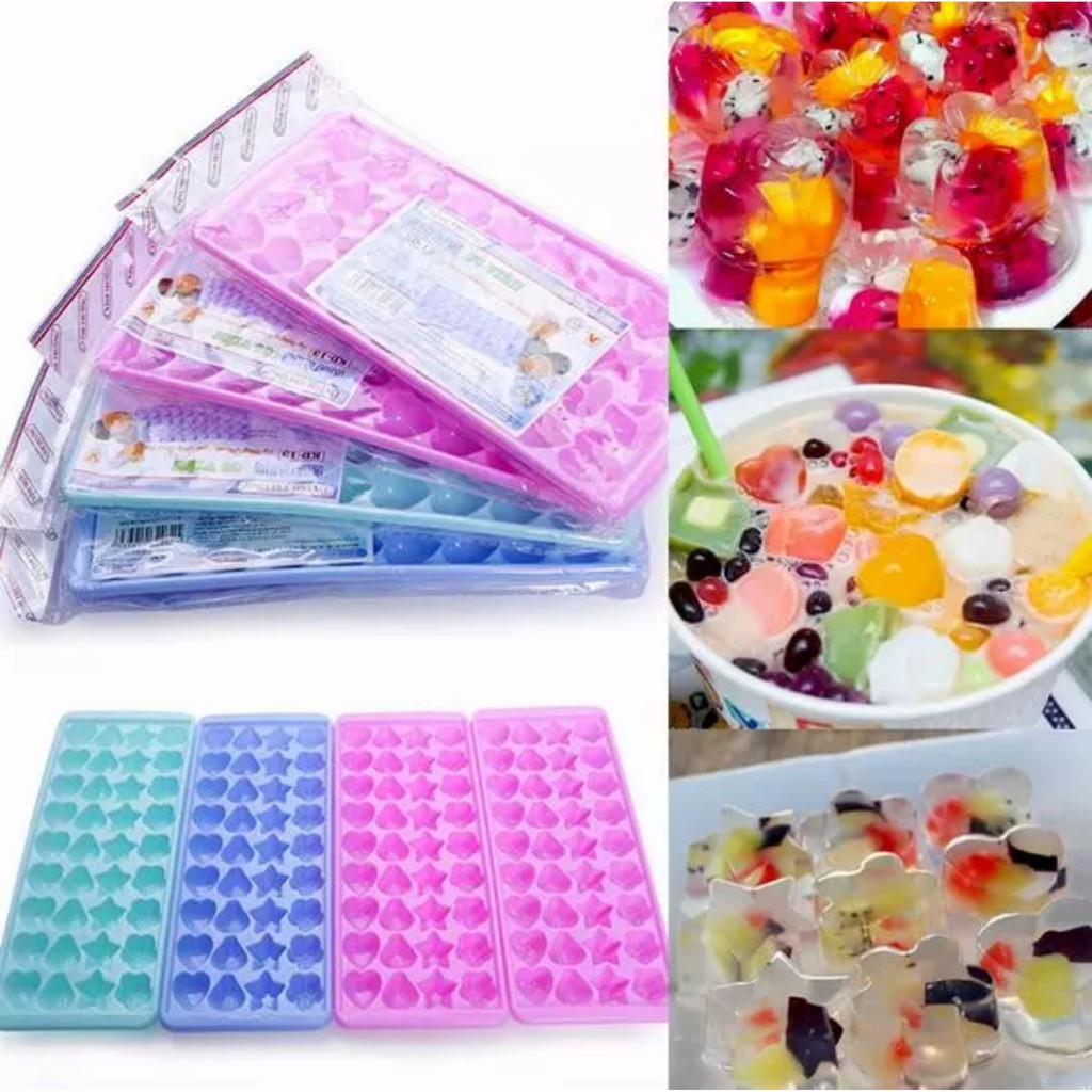 Khay làm đá, khuôn làm thạch rau câu, khuôn thạch trà sữa bằng nhựa cao cấp chịu nhiệt, nhiều hình dễ thương_Vĩnh Trường_KD