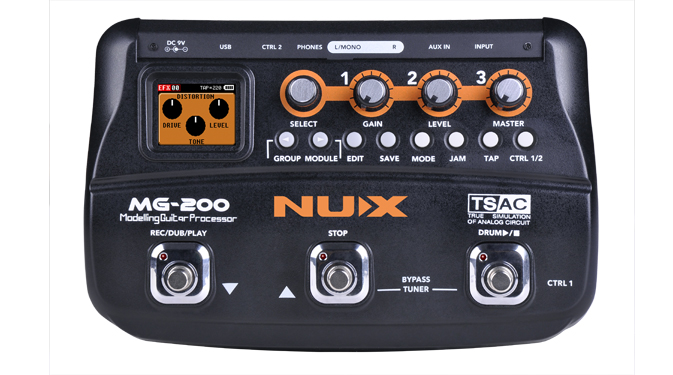 Phơ đa hiệu ứng cho đàn guitar nux mg200