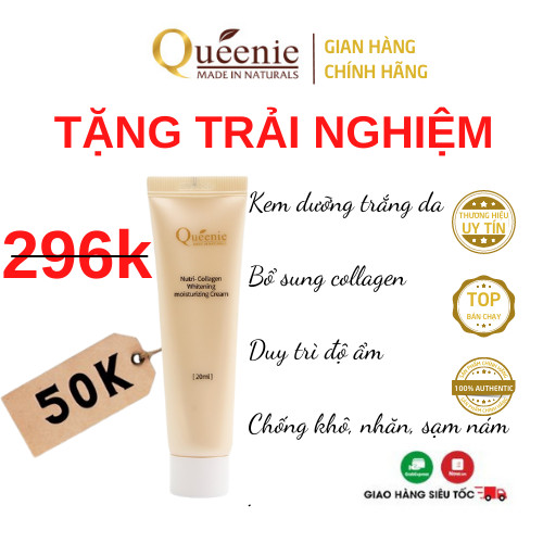 Kem dưỡng trắng da bổ sung collagen trải nghiệm 20ml - mỹ phẩm chính hãng Hàn Quốc