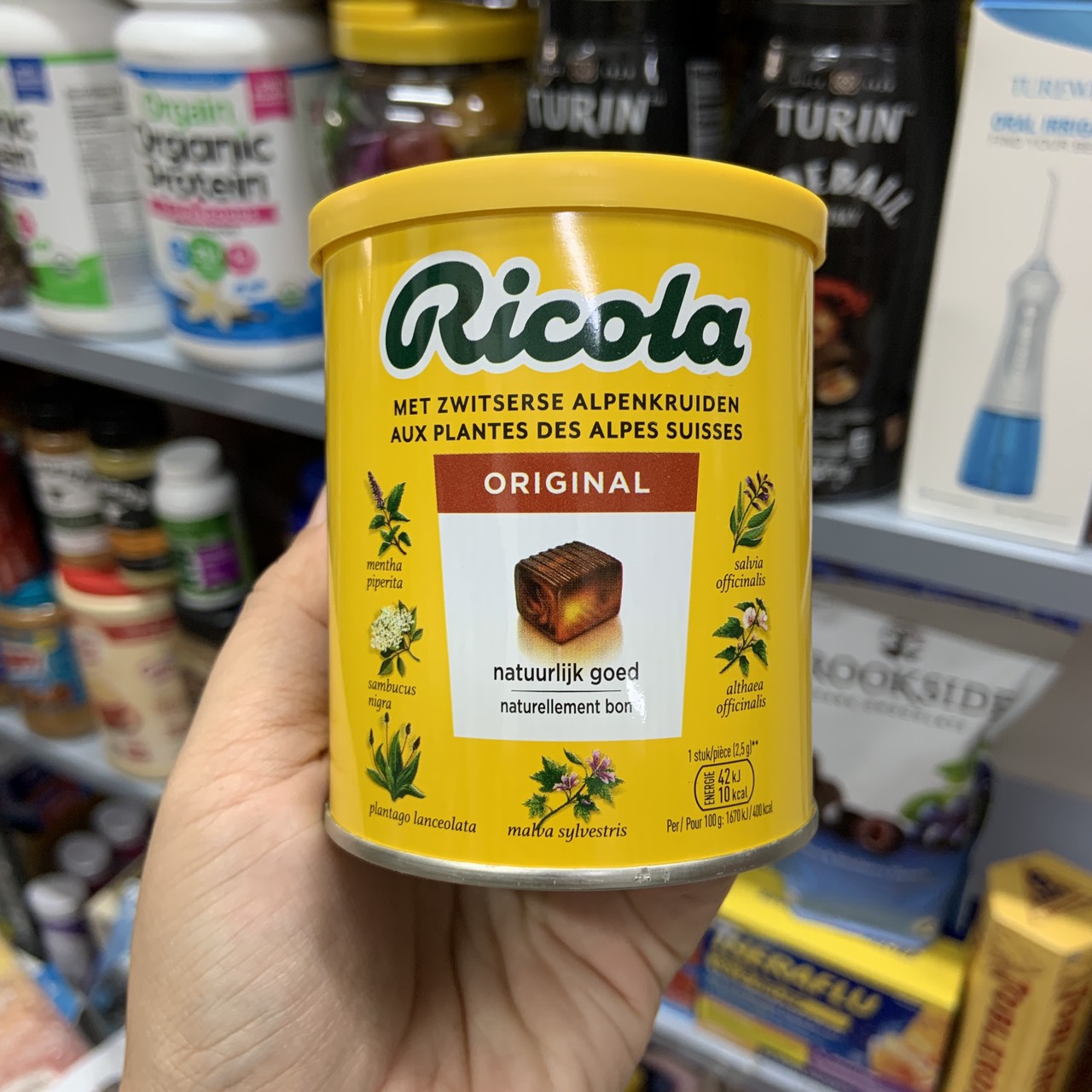 Kẹo ngậm ho thảo dược Ricola date T6/2025 - EDS Hàng Mỹ