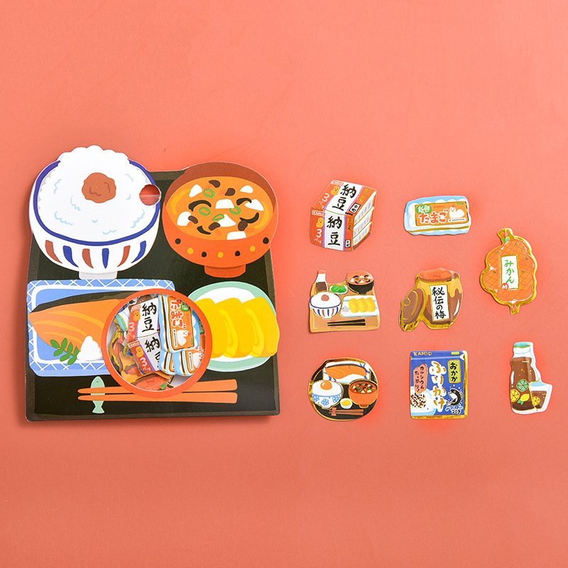 Túi hình dán đồ ăn mang đến cho bạn một cách tiện lợi để trang trí những đồ vật yêu thích của bạn. Với những hình vẽ đồ ăn trên túi, bạn sẽ có những bức ảnh xinh xắn và độc đáo để chia sẻ với bạn bè và người thân.