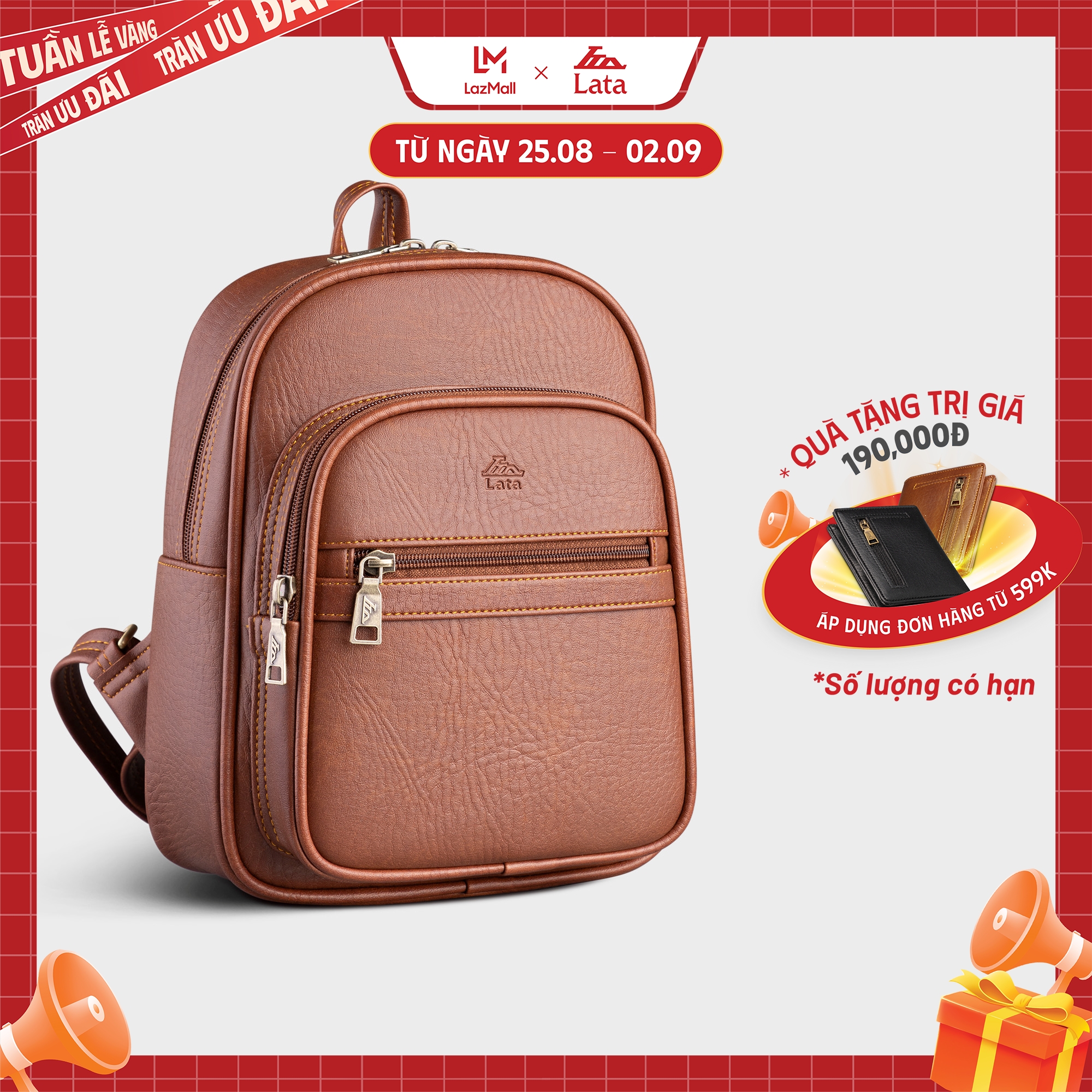 Balo da nữ mini cao cấp lata bal71