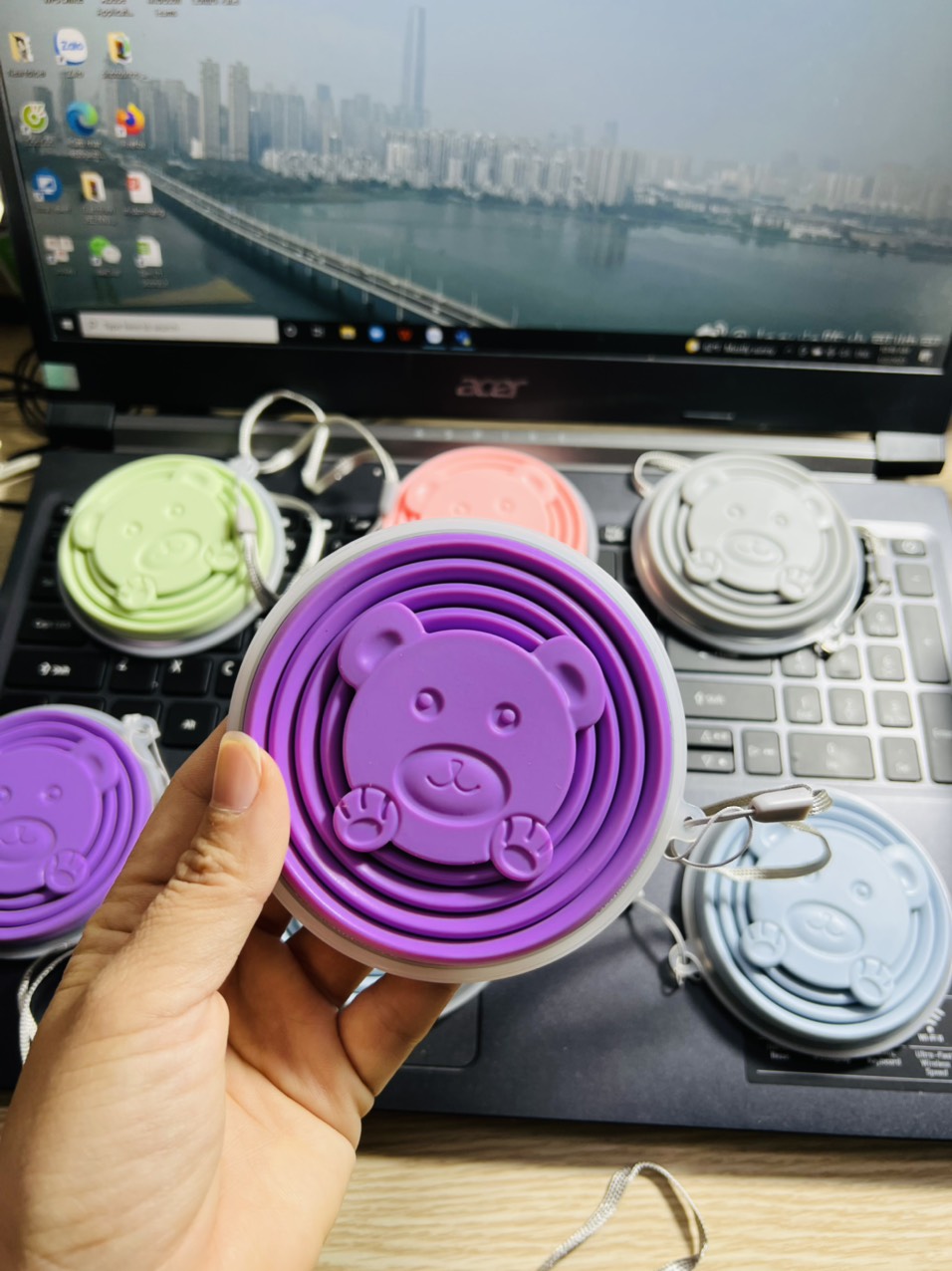 Cốc Silicon Gấp Gọn Chịu Nhiệt Độ Cao - 8