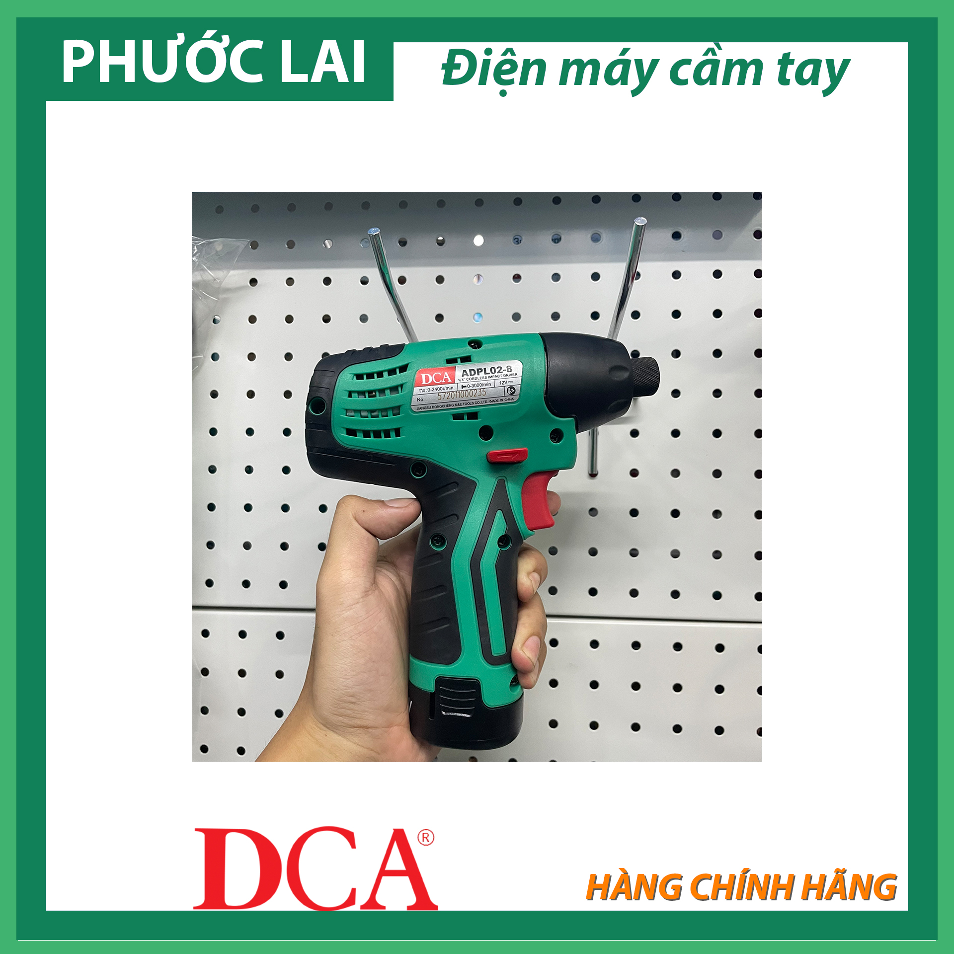 Máy siết vít pin 12v hàng chính hãng dca adpl02-8ek