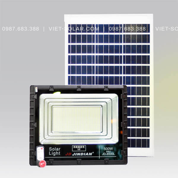 Việt solar - đèn pha năng lượng mặt trời 500w/1000w jd-81000l
