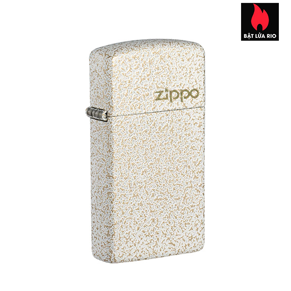 Zippo 49265ZL – Bật Lửa Zippo Slim® Mercury Glass Zippo Logo 49265ZL