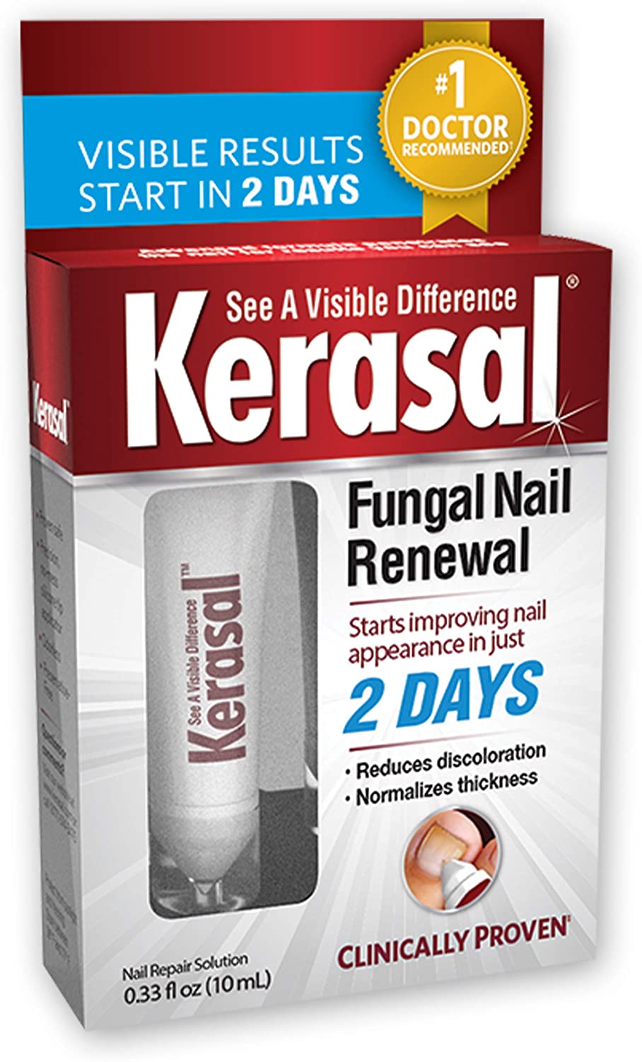 Dung dịch kerasal fungal nail renewal 10ml - hỗ trợ phục hồi móng móng tay chân