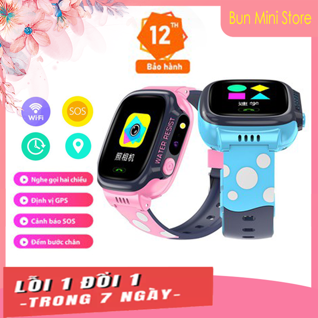 Đồng hồ định vị thông minh Y92 cho trẻ em - Chụp ảnh, định vị, kết nối mạng, chống nước - Sử dụng tiếng việt