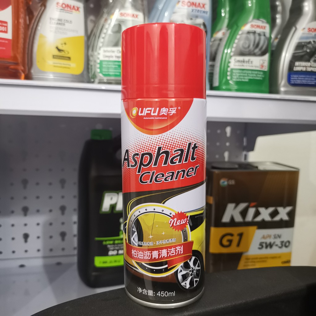 Chai xịt chất tẩy sạch vết bẩn - nhựa đường oufu asphalt cleaner 450ml