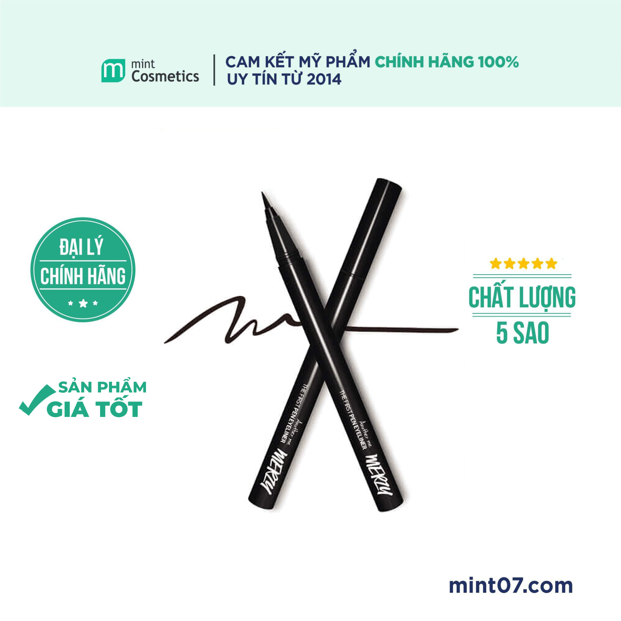 Kẻ Mắt Nước Merzy Another Me The First Pen Eyeliner