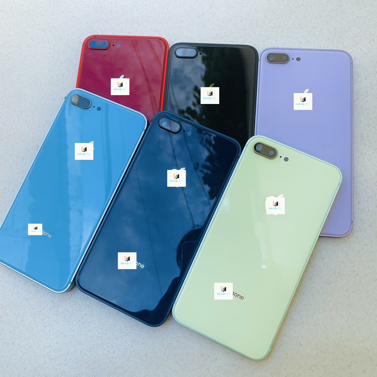 Vỏ viền vuông dành cho ip 7plus độ lên 8plus đủ màu cực đẹp hè 2023