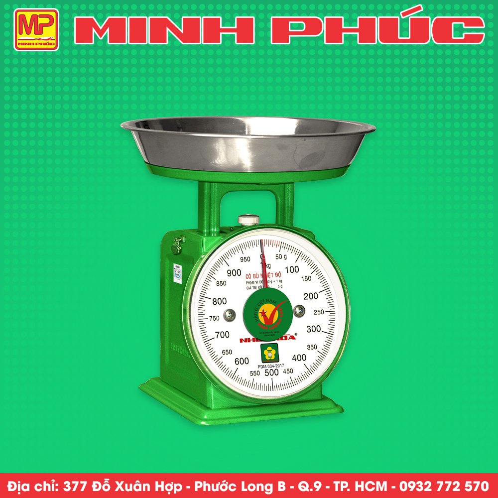 Cân nhơn hoà 1kg - cân sắt - cân dùng trong nhà bếp và thương mại | vpp minh phúc