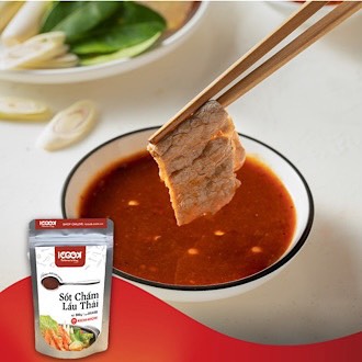 Freeship max sốt chấm lẩu thái kichi kichi icook 300g/gói - thực phẩm sạch - golden lê