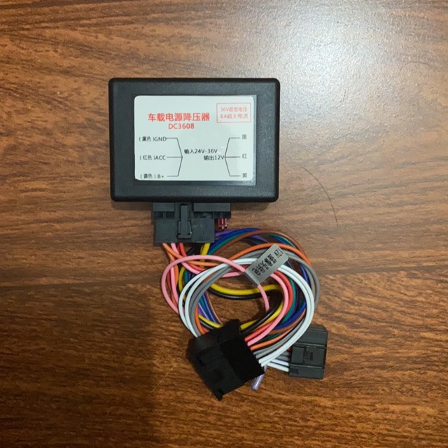 Bộ đổi nguồn 24v về 12v dành cho xe tải lắp màn android