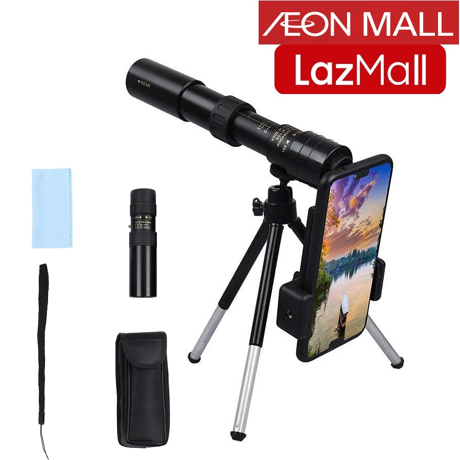Ống Nhòm 1 Mắt Siêu Zoom, Phóng Đại Cực Lớn Ống Nhòm Cầm Tay Độ Phóng Đại Cao, Ống Nhòm Siêu Nét Nhìn Xa Hình Ảnh Sắc Nét, Ống Ngắm Gai ...AE0N LazMall Chính Hãng